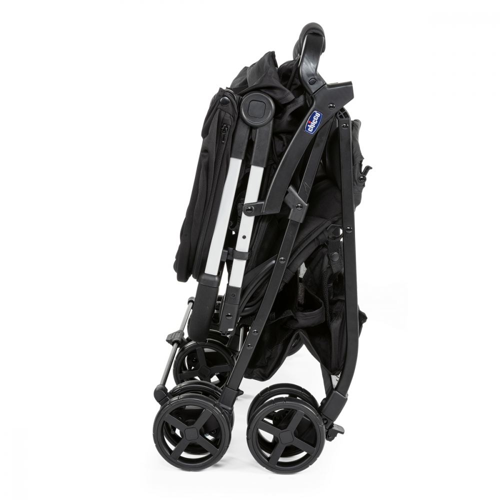 Carucior Gemeni Chicco Ohlala Black Night, Usor si Compact - imagine 8