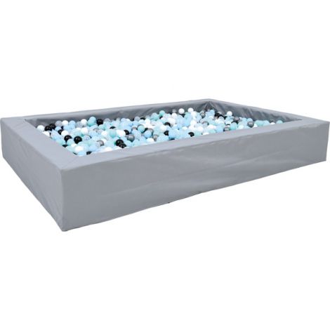 Piscină Bile Gri 2x3m Moje Bambino | Spațiu Joacă Sigur - imagine 2