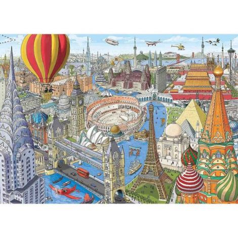 Puzzle Ocolul Pamantului 1000p. Ravensburger