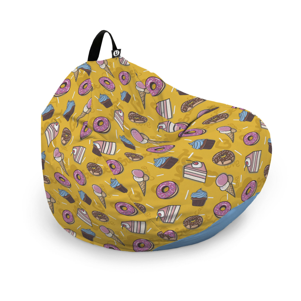Husă Puf Bean Bag Para XL, Cake and Ice-Cream - imagine 6