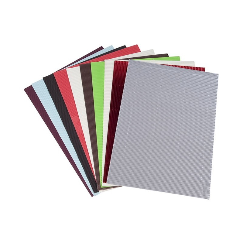 Set 10 Culori Carton Ondulat Colorart A4