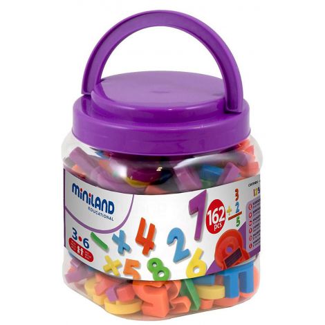 Miniland Numere Magnetice 162 - Set Educativ