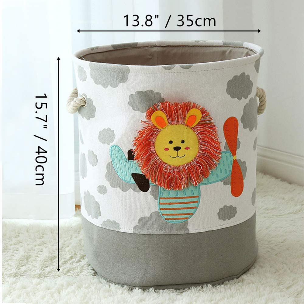 Cos Pliabil Ginger Home Lion Depozitare Jucării - imagine 3
