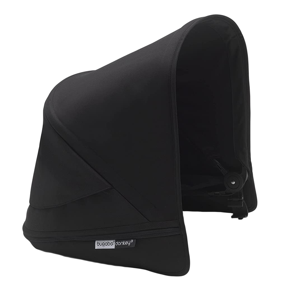 Capotină Bugaboo Donkey 3 Black | Protecție UV - imagine 3