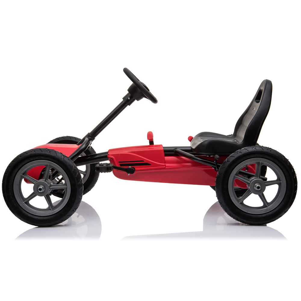 Kart Pedale Corssa Kidscare Rosu | Roti Gonflabile