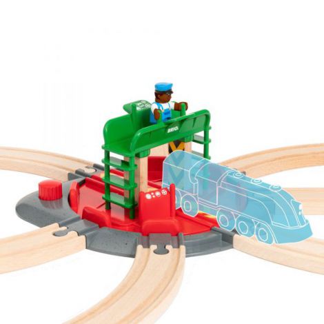 Turn si Figurina BRIO 33476 - Piesa Centrala Tren - imagine 5