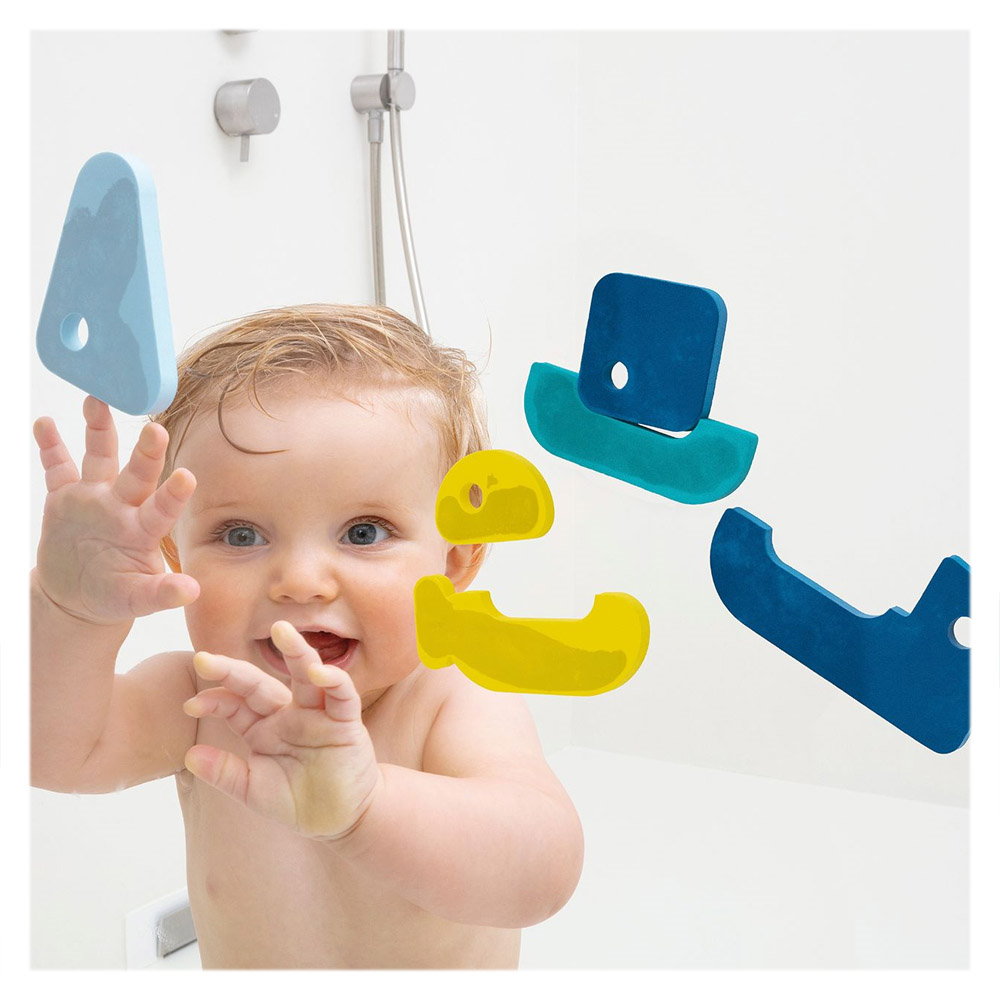 Puzzle Baie 8 Piese Quut - Barcute Colorate - imagine 3