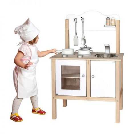 Bucătărie Lemn Viga Toys - Joc de Rol Educativ