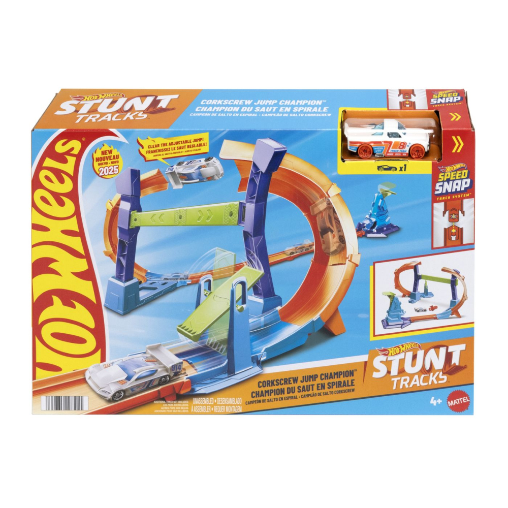 Hot Wheels Circuit Campion Săriturii în Spirală