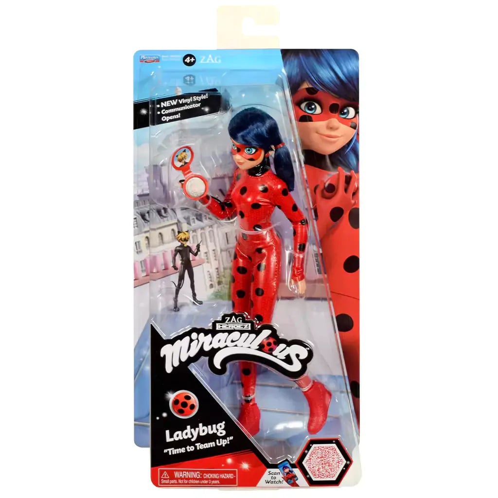 Păpușă Miraculous Ladybug, Time To Team Up, 30 cm