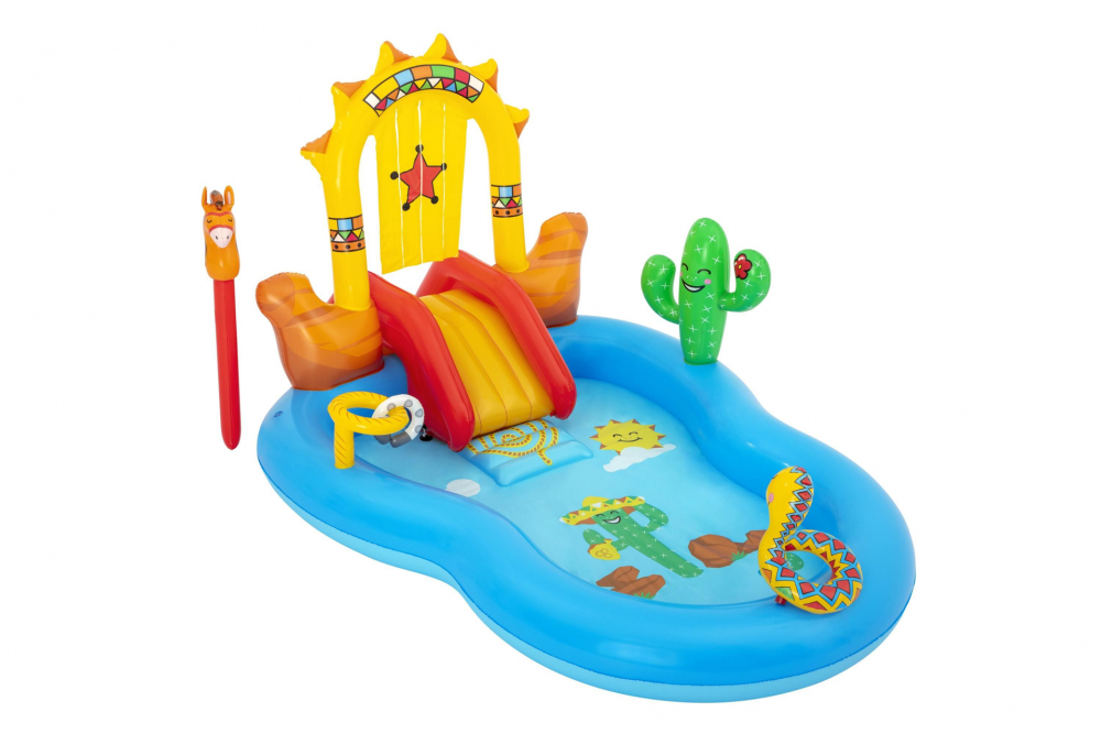 Centru de Joaca Bestway cu Tobogan si Piscina - imagine 5