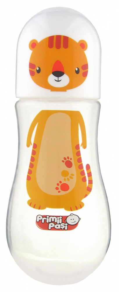 Biberon Primii Pasi 275ml Tigru, Anti-curgere