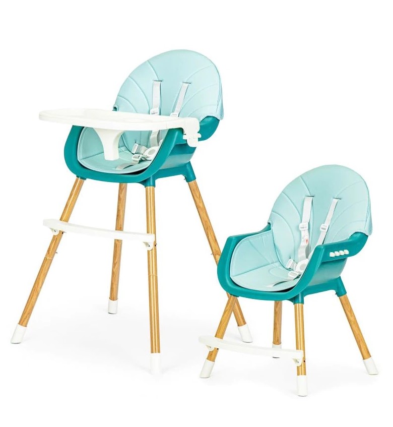 Scaunel Little Mom Nordic Green 2in1 Reglabil - imagine 6