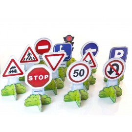 Set 12 Semne circulatie mini Miniland
