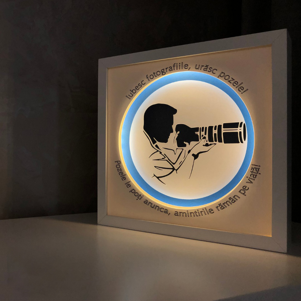 Tablou Luminos Fotograf 002 | Decor Camera Copii Noorhandmadeatelier