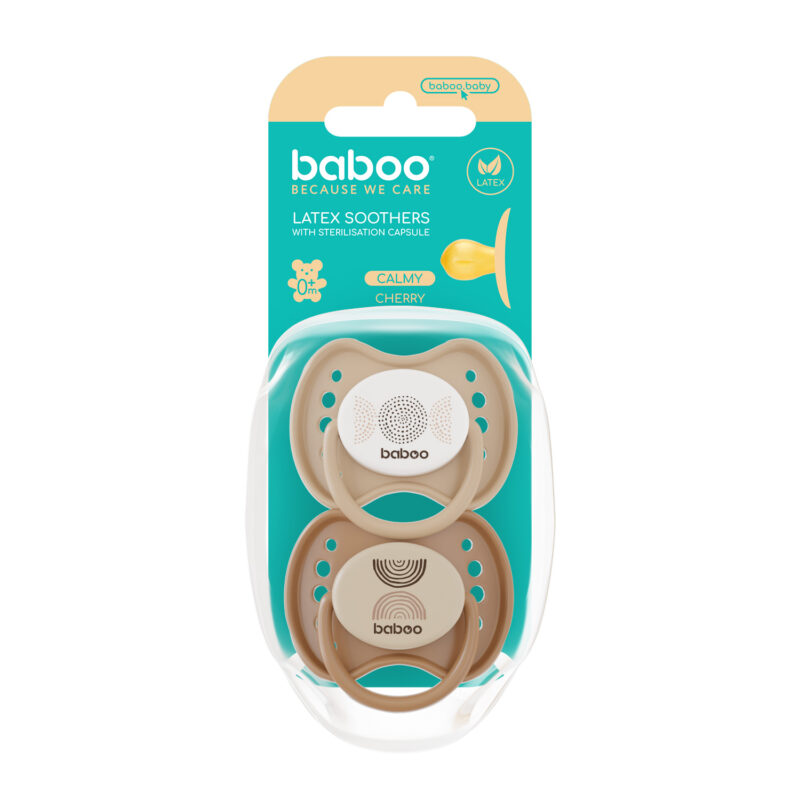 Suzete Rotunde Baboo Calmy Latex 0 luni+ - imagine 4