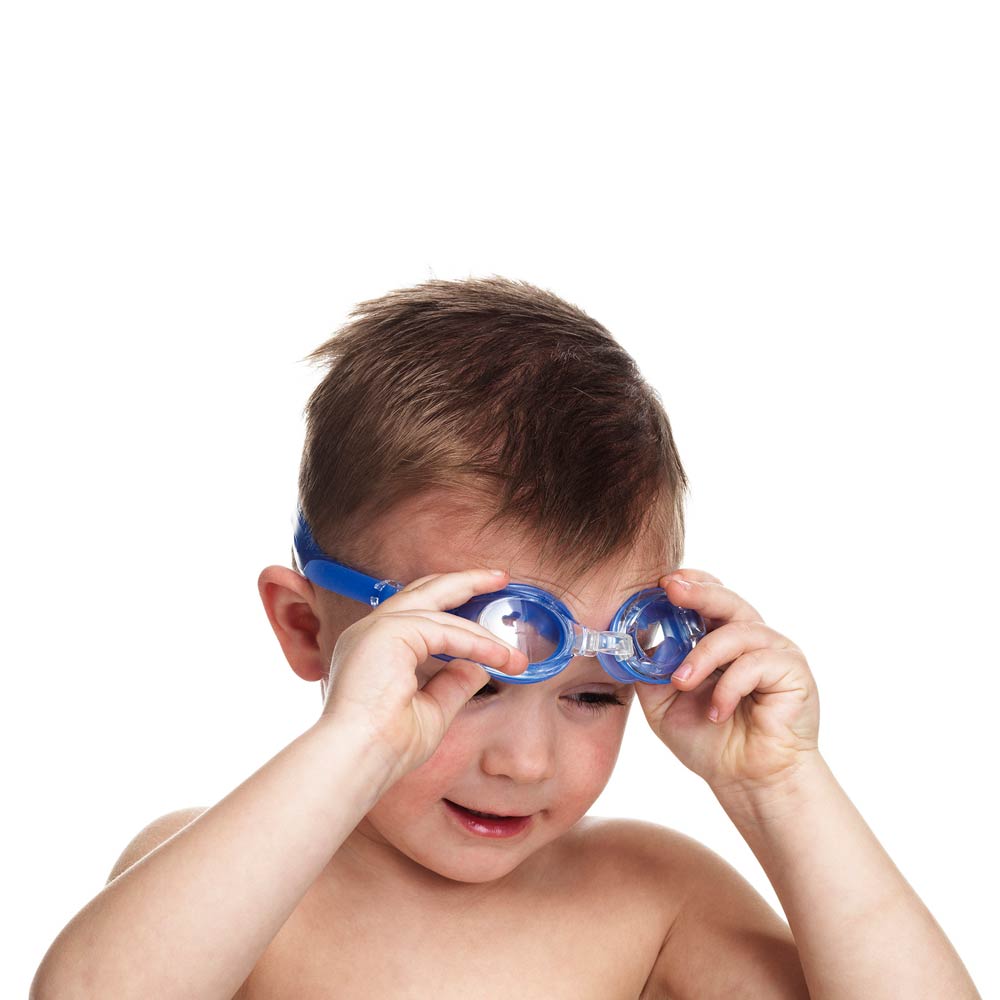 Ochelari Inot Junior Swimpy Albastru cu Antiaburire