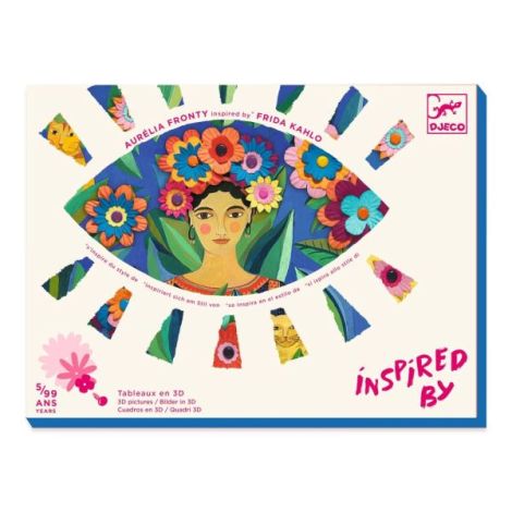 Djeco Frida Kahlo - Set Creativ Arta Florilor