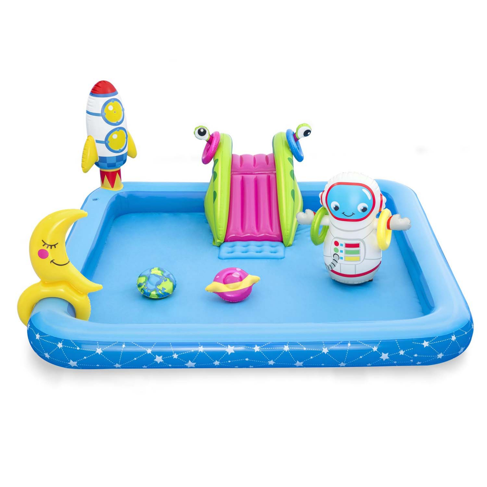 Piscina Bestway Astronaut cu Tobogan si Jucarii - imagine 2