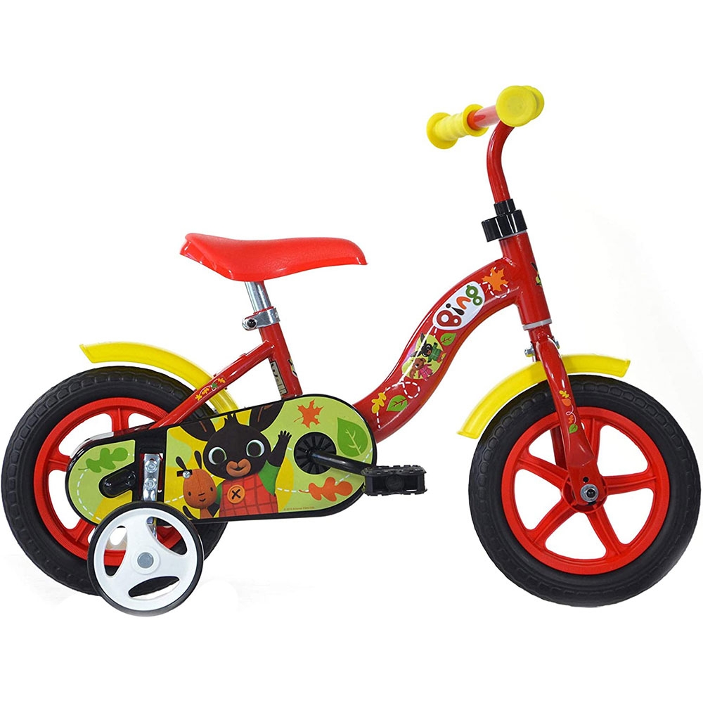 Bicicleta Dino Bikes Bing 10 inch, cu roti ajutatoare - imagine 10