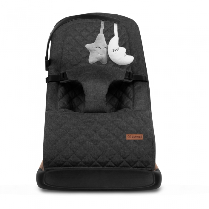 Balansoar Kidwell Laro Wooden Black Sigur și Confortabil - imagine 4