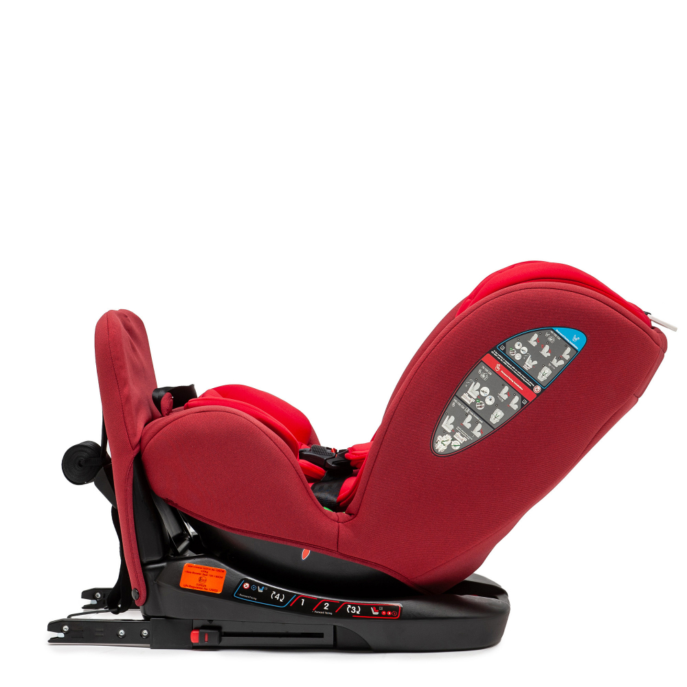 Juju Total 360 i-Size Rosu | Scaun Auto Rotativ 0-12 Ani - imagine 11