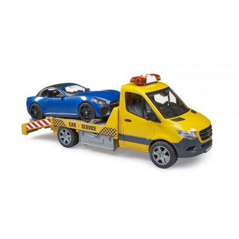 Bruder Mercedes-Benz Tractor cu Sirenă - 1:16