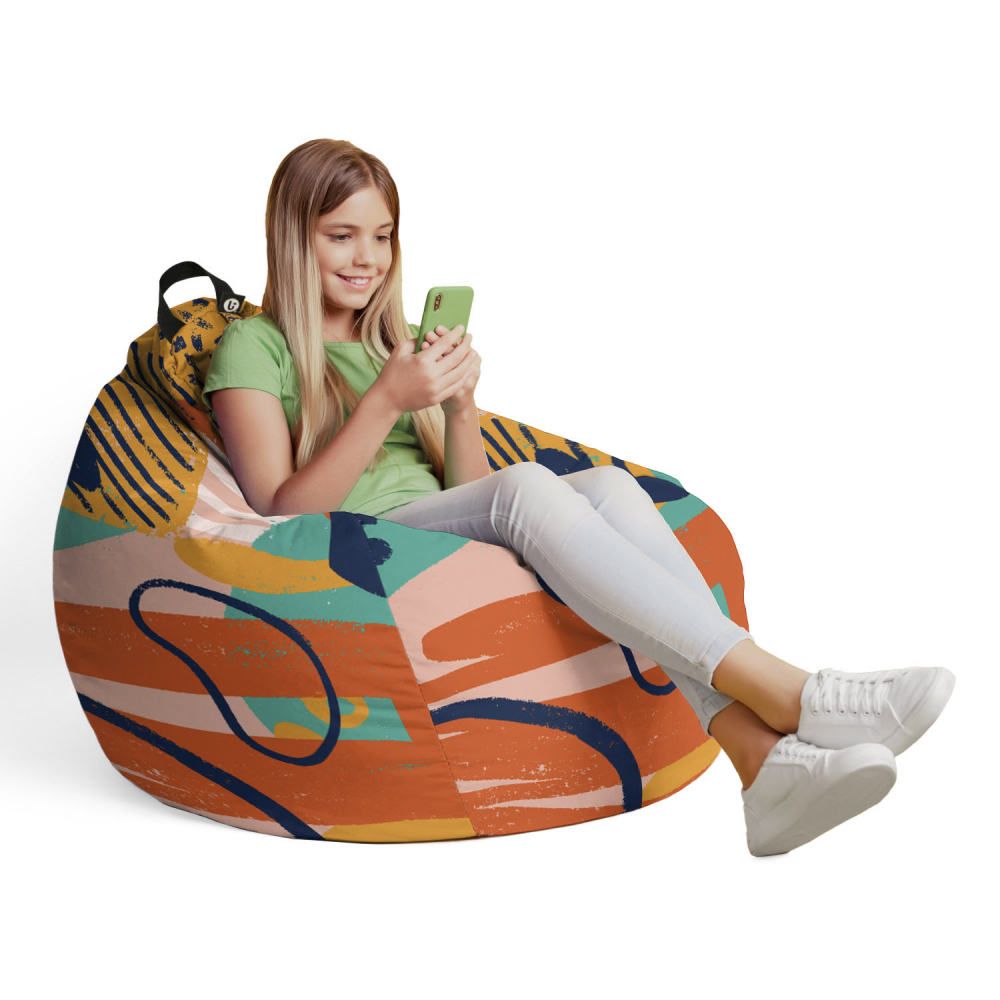 Husă Bean Bag Para Abstract Paint | Updeco - imagine 4