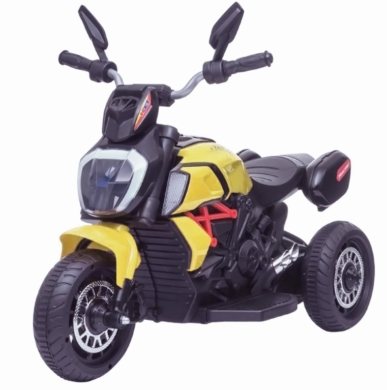 Motocicleta Electrică Nichiduta Kids Racing, 25W, Galben - imagine 5