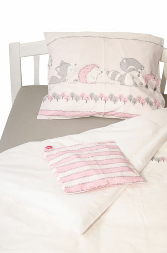 Lenjerie pat KidsDecor Odette Pink, bumbac