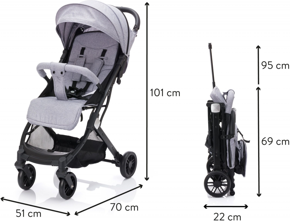 Carucior Sport Fillikid Troler Light Grey - imagine 6