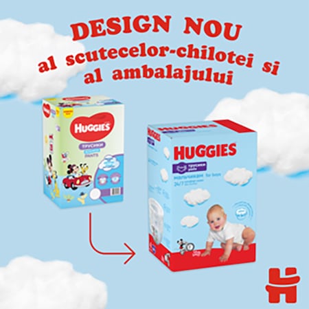 Scutece Huggies Boy 6-11kg, 88buc | Confort Max - imagine 3