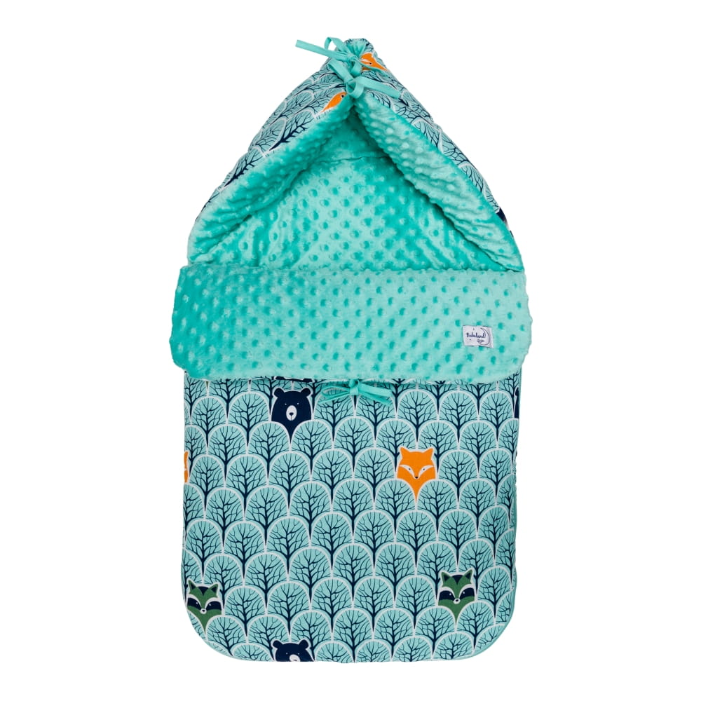 Sac iarnă Minky Forest 85cm - Bubaland - imagine 3