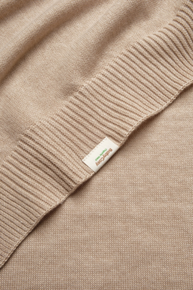 Paturica BabyCosy Moale cu Ursulet, Bumbac Organic - imagine 5