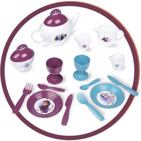 Smoby Frozen 2 XL - Carucior ceai cu 17 accesorii - imagine 2