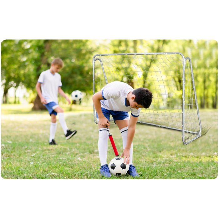 Poarta Fotbal Neo-Sport cu Covoras Numerotat - imagine 5