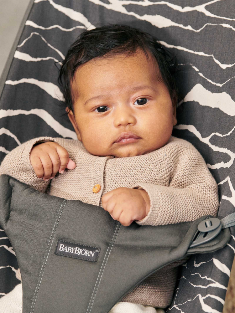 BabyBjorn Balansoar Bliss - Legănat Natural, Bumbac Premium - imagine 9