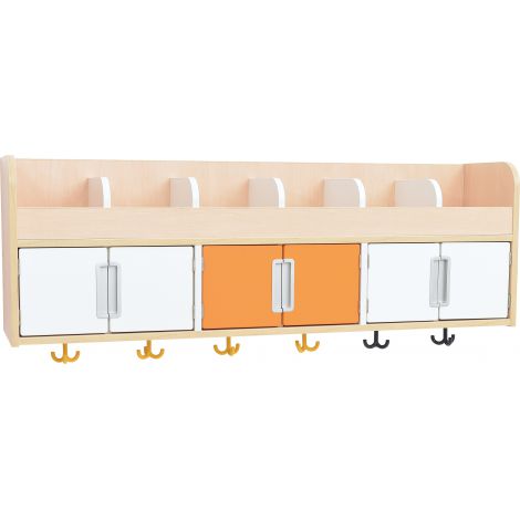 Raft Vestiar Quadro 6 Moje Bambino, Arțar - imagine 2