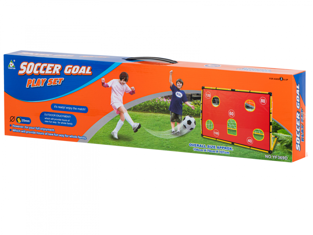 Ikonka Set Fotbal pentru Copii cu Minge și Pompa - imagine 8