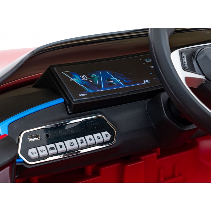 Masinuta Electrica BMW i4 Rosu 50W cu Telecomanda - imagine 5