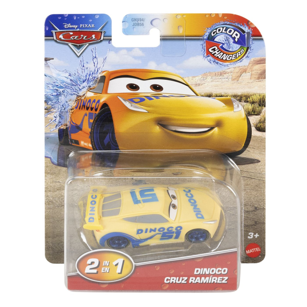 Mattel Cars Dinoco Cruz Ramirez - Culori Schimbătoare