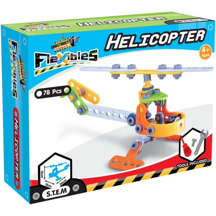 Kit STEM Flexible Elicopter Construct it