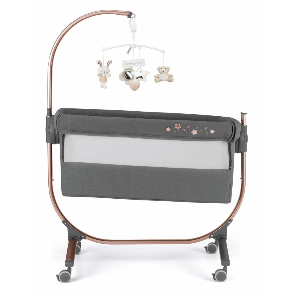 Patut Cullami Co-Sleeper 2-în-1 Gri, Cam - imagine 6