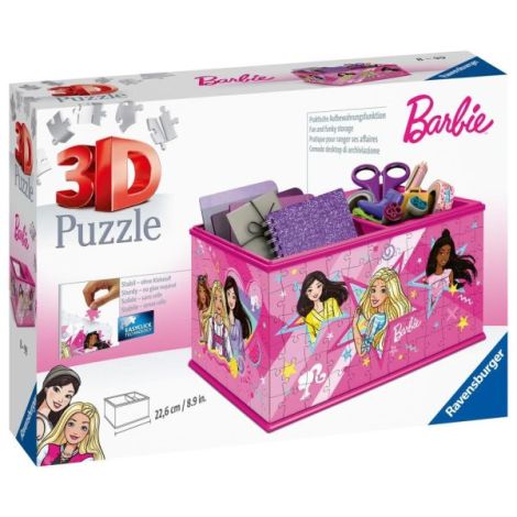 Puzzle 3D Barbie cu Cutie Depozitare | Ravensburger - imagine 3