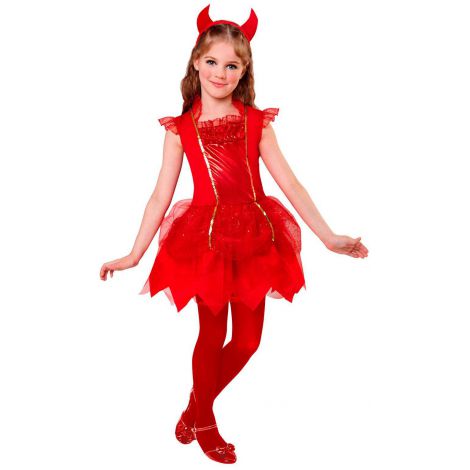 Costum Drăcușor Roșu Fetită Widmann | Halloween