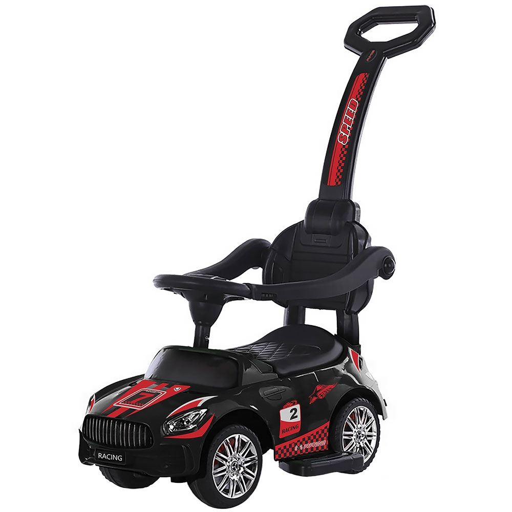 Chipolino Racing Black - Masinuta impins cu maner