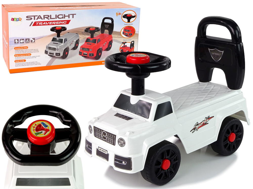 Leantoys Masinuta Impins Starlight White 18luni+