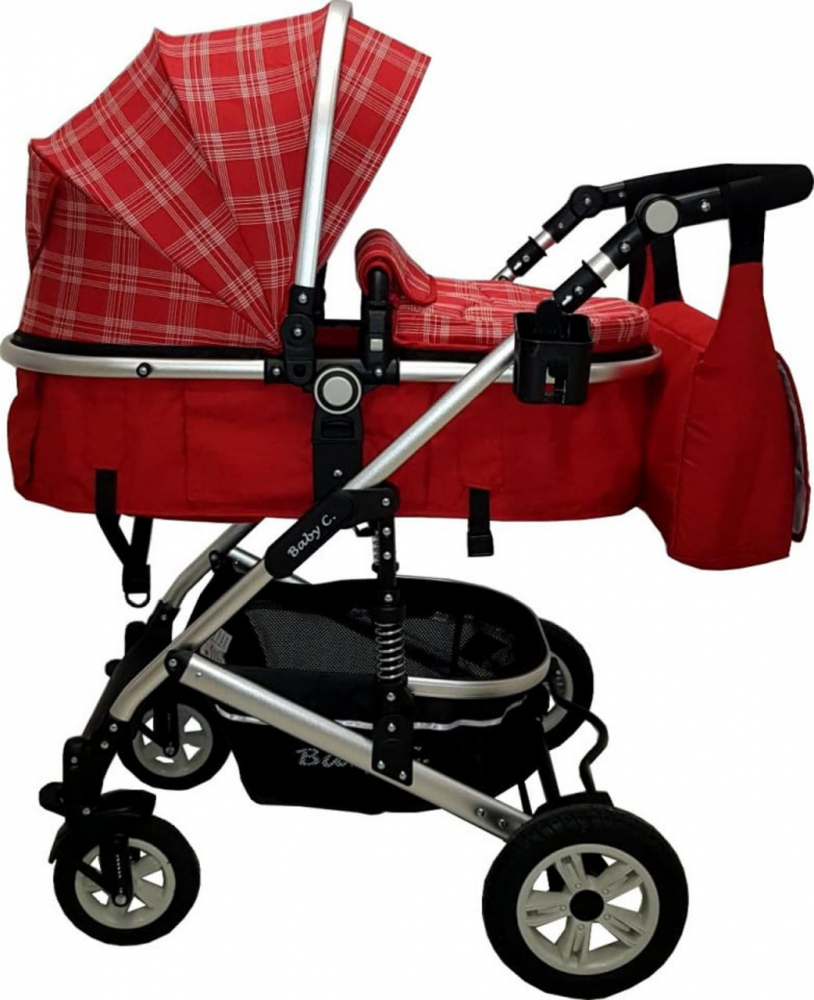 Baby Care Pro 531 Carucior 3-in-1 Rosu - imagine 3