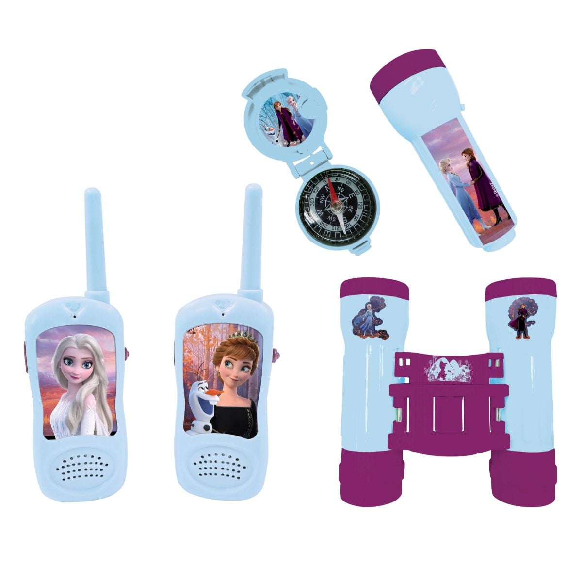 Set Aventură Frozen Walkie Talkies + Accesorii