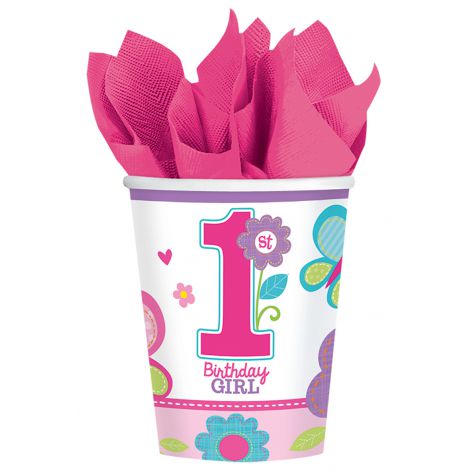 Set 8 Pahare Birthday Girl Amscan
